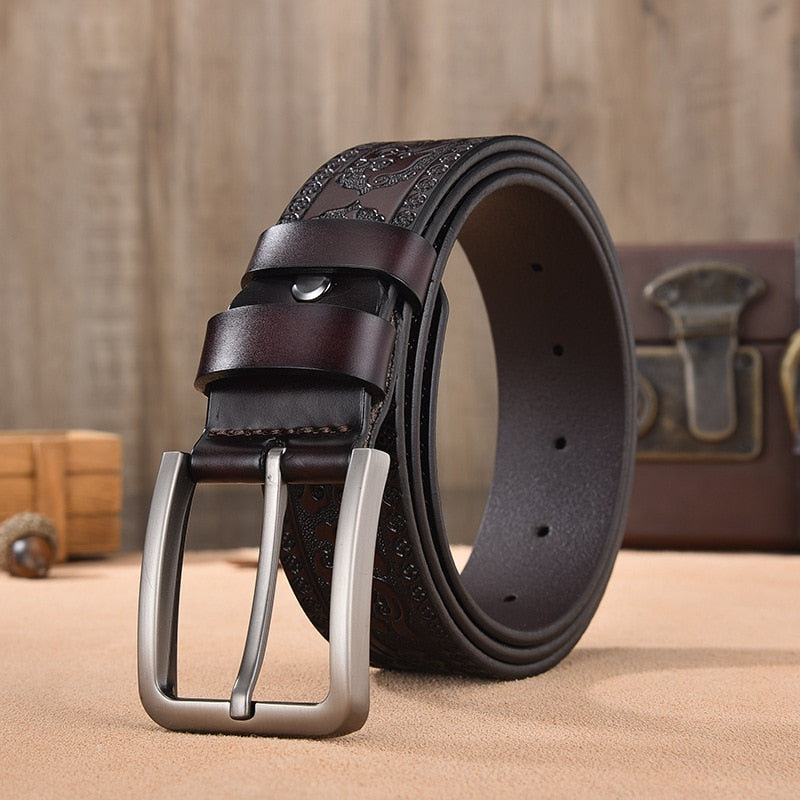 Cinto Masculino de Couro Romenzi Orion RZ465