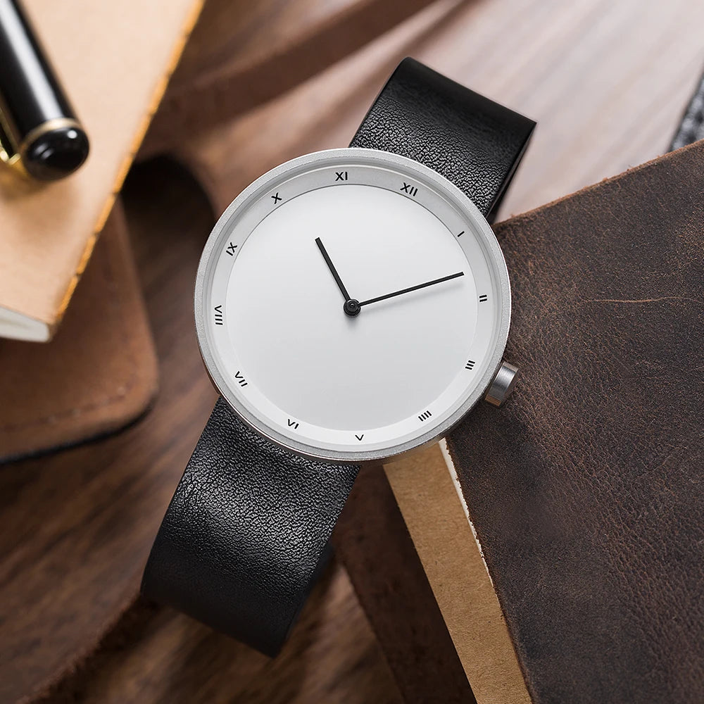 Relógio Masculino Minimalista Yazole à Prova D'Água
