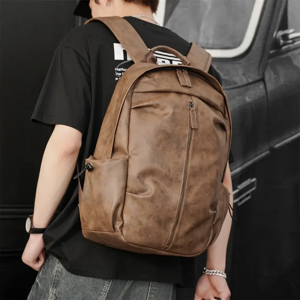 Mochila Executiva em Couro Romenzi Amsterdam RZ073