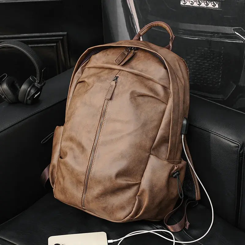 Mochila Executiva em Couro Romenzi Amsterdam RZ073