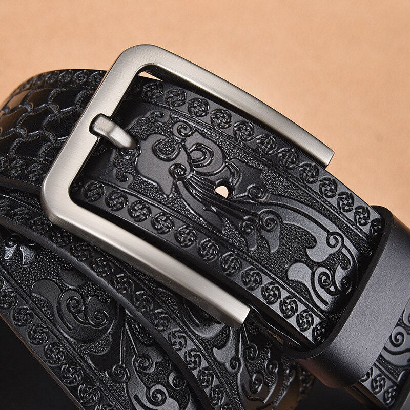 Cinto Masculino de Couro Romenzi Orion RZ465