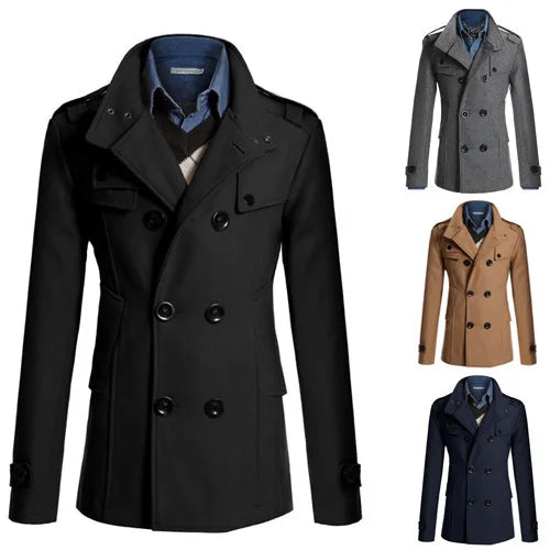 Casaco Masculino Abotoamento Duplo Romenzi Hester RZ128