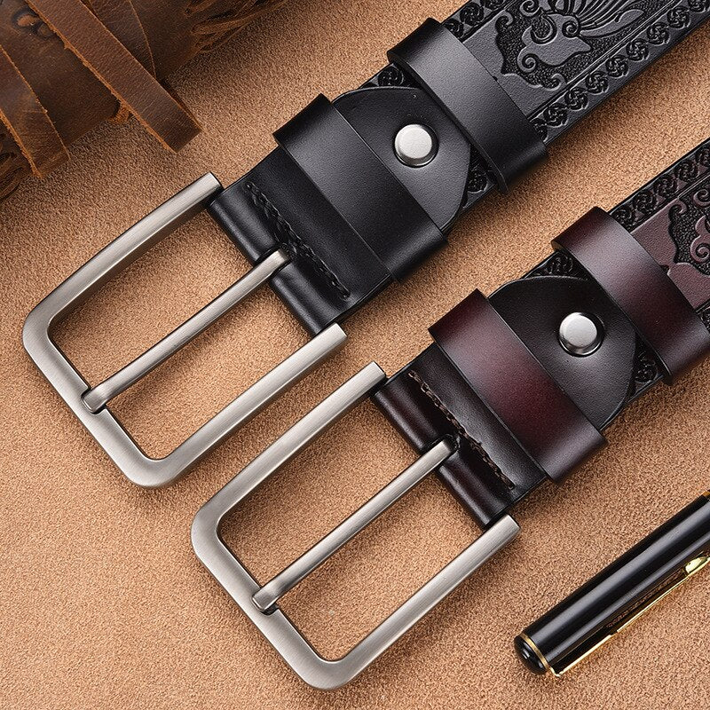 Cinto Masculino de Couro Romenzi Orion RZ465