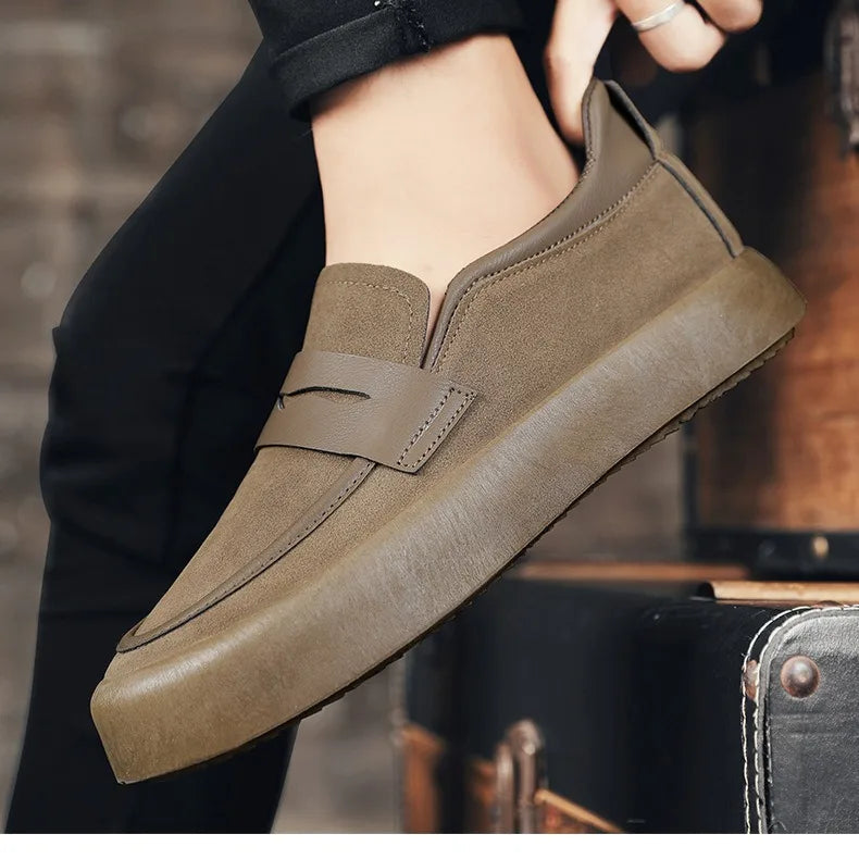 Mocassim Masculino de Camurça Romenzi RZ308