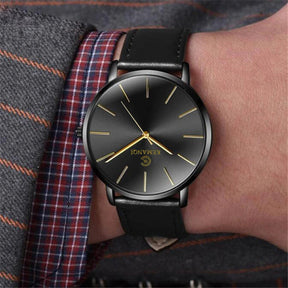 Relógio Masculino Ultra Fino de Luxo - Elegância e Estilo