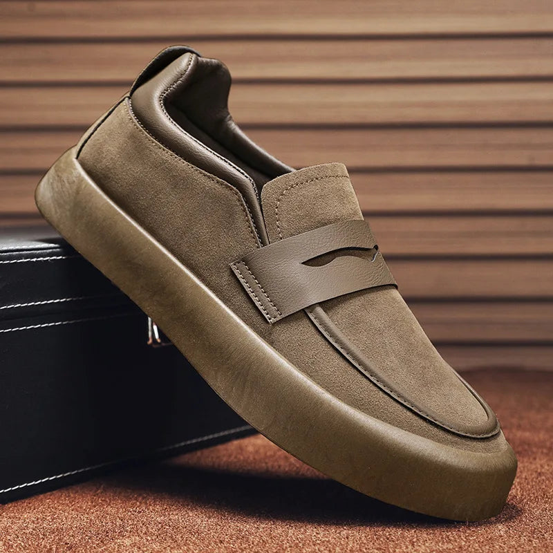Mocassim Masculino de Camurça Romenzi RZ308