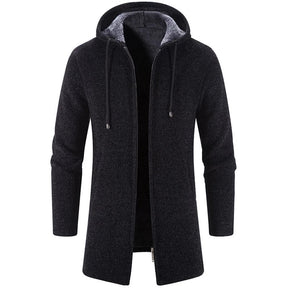 Casaco Masculino Longo com Capuz