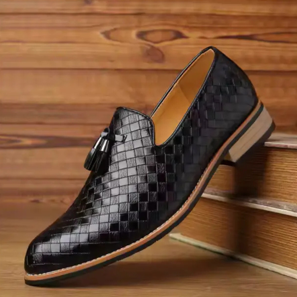 Mocassim Masculino de Couro Oxford
