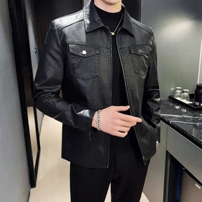 Jaqueta Masculina de Couro
