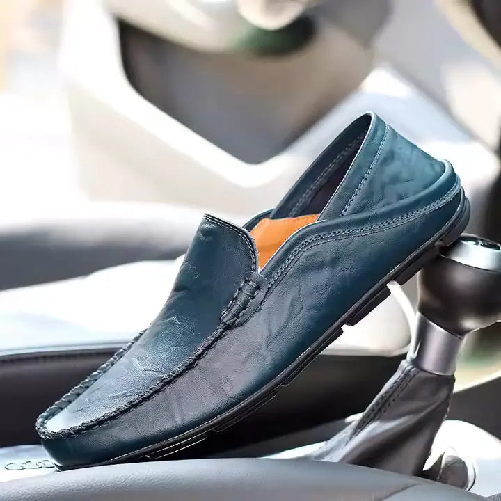 Mocassim Masculino em Couro Romenzi RZ309