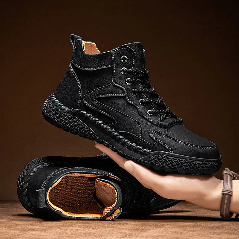 Bota Masculina de Couro