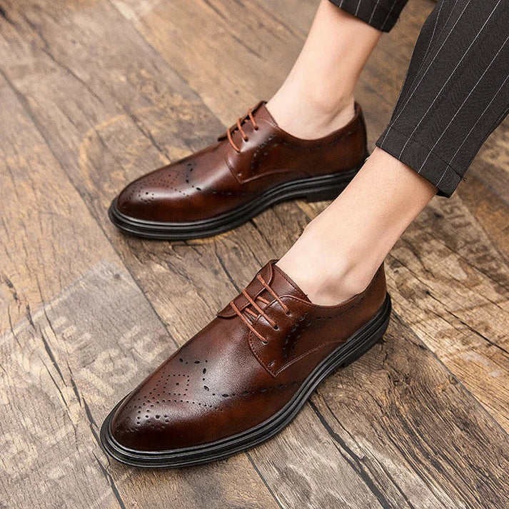 Sapato Masculino Derby em Couro Romenzi RZ351