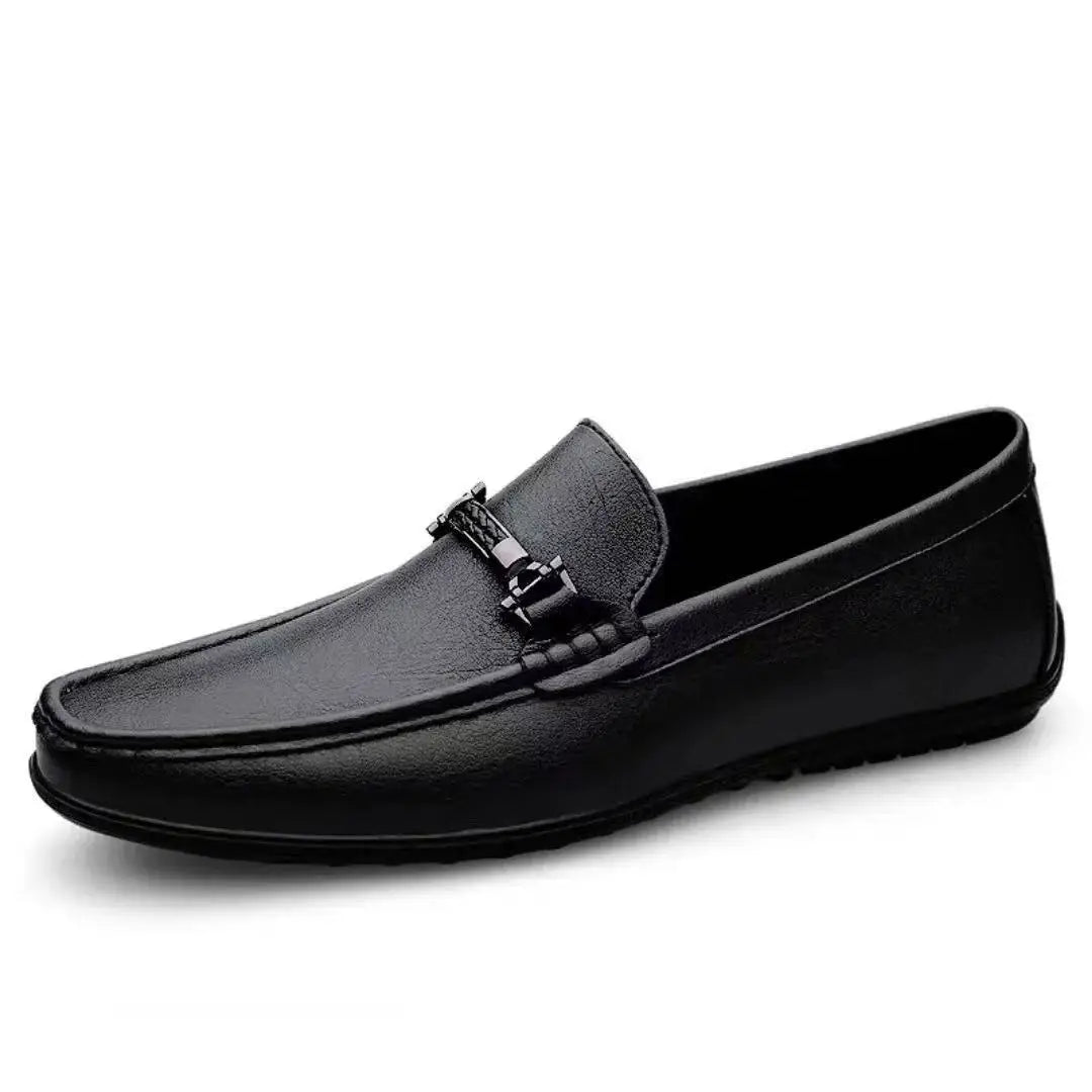 Mocassim Masculino de Couro Romenzi RZ299