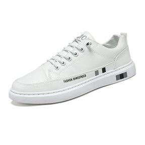 Tênis Masculino de Couro Fashion