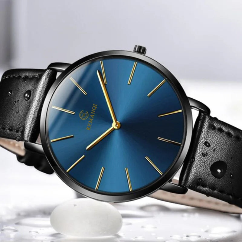 Relógio Masculino Ultra Fino de Luxo - Elegância e Estilo