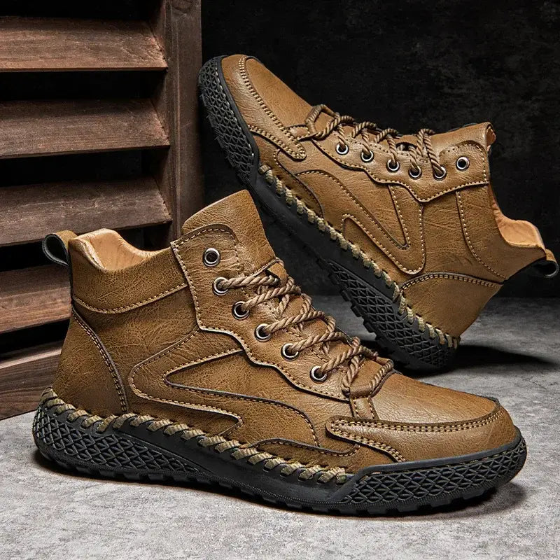 Bota Masculina de Couro