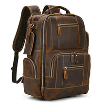 Mochila Executiva em Couro Romenzi Retrô RZ071