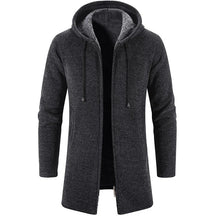 Casaco Masculino Longo com Capuz