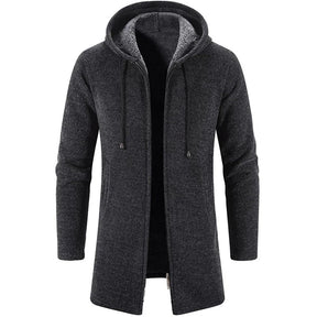 Casaco Masculino Longo com Capuz