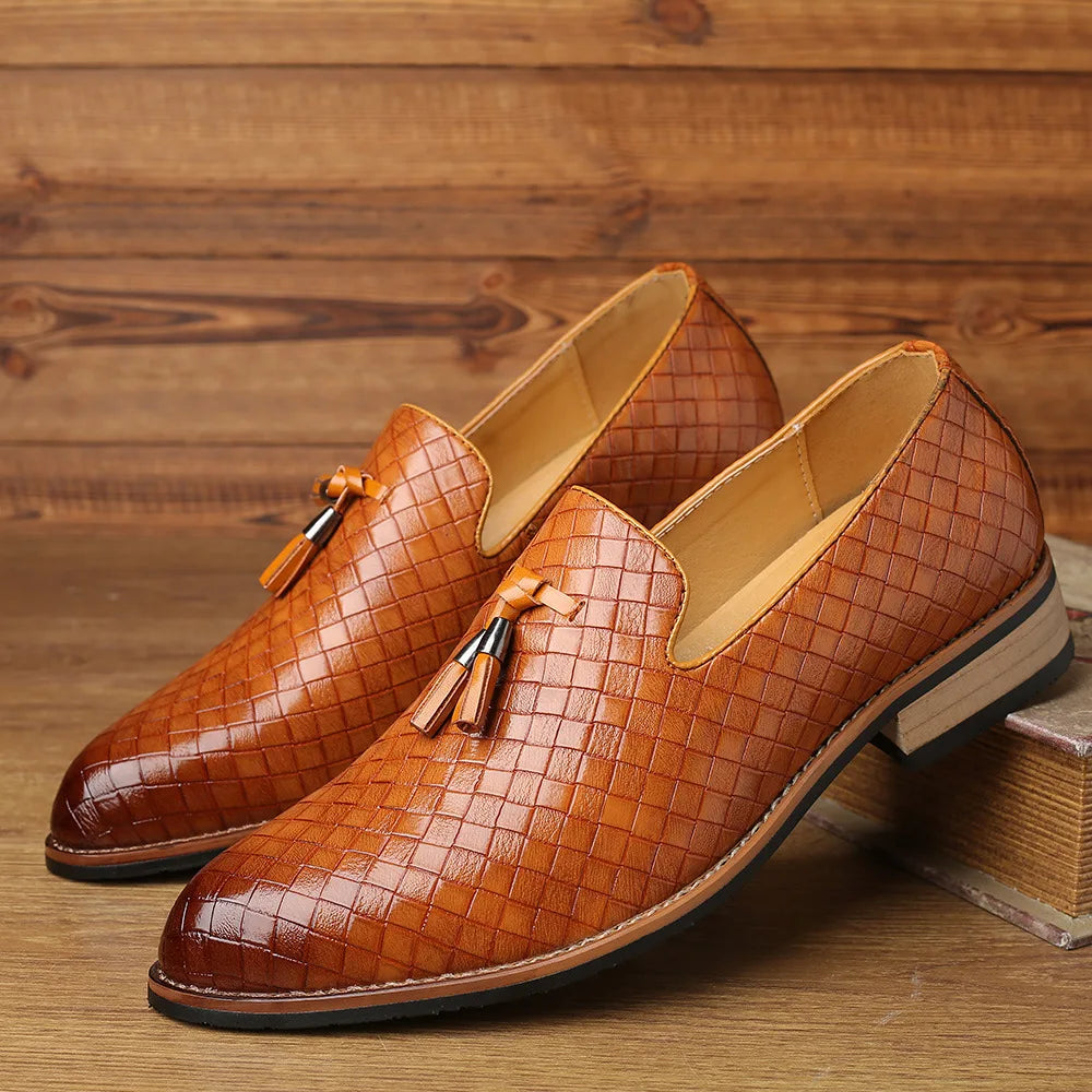 Mocassim Masculino de Couro Oxford