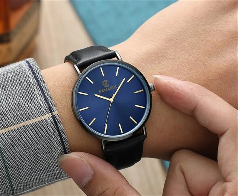 Relógio Masculino Ultra Fino de Luxo - Elegância e Estilo