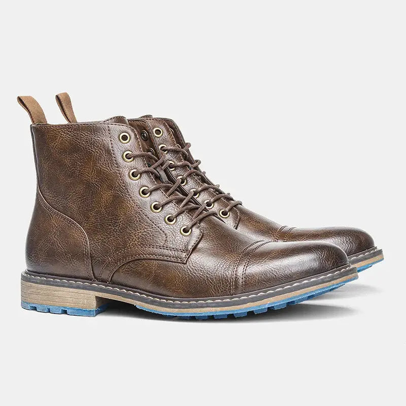 Bota Masculina de Couro Romenzi RZ284