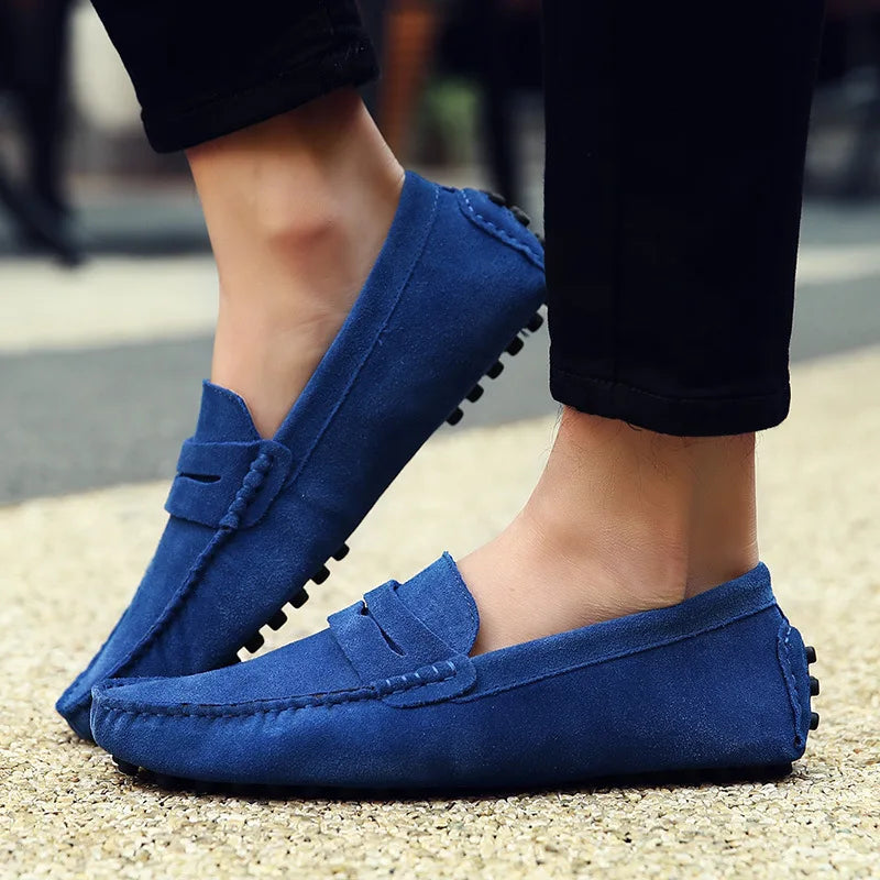 Mocassim Masculino de Camurça