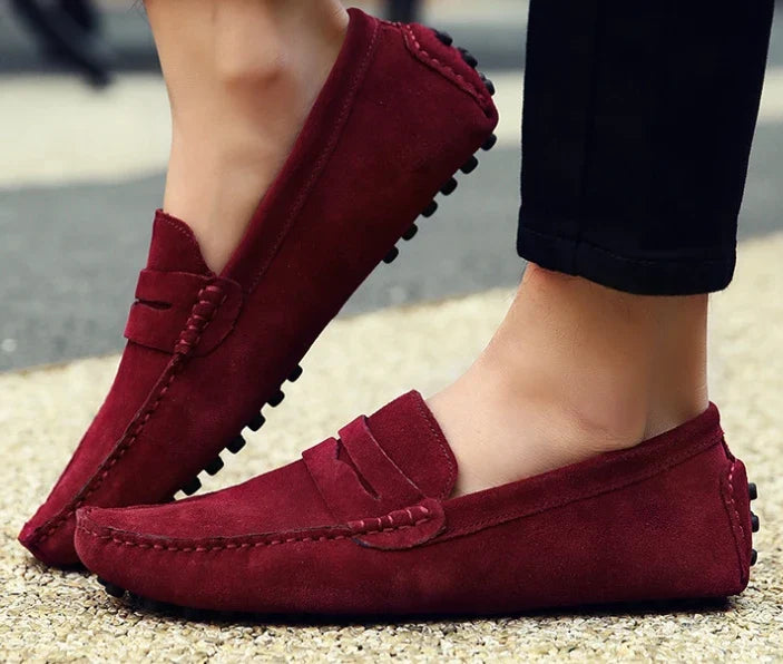 Mocassim Masculino de Camurça