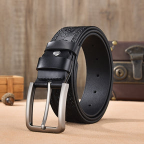 Cinto Masculino de Couro Romenzi Orion RZ465