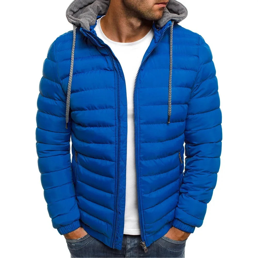 Jaqueta Masculina com Capuz