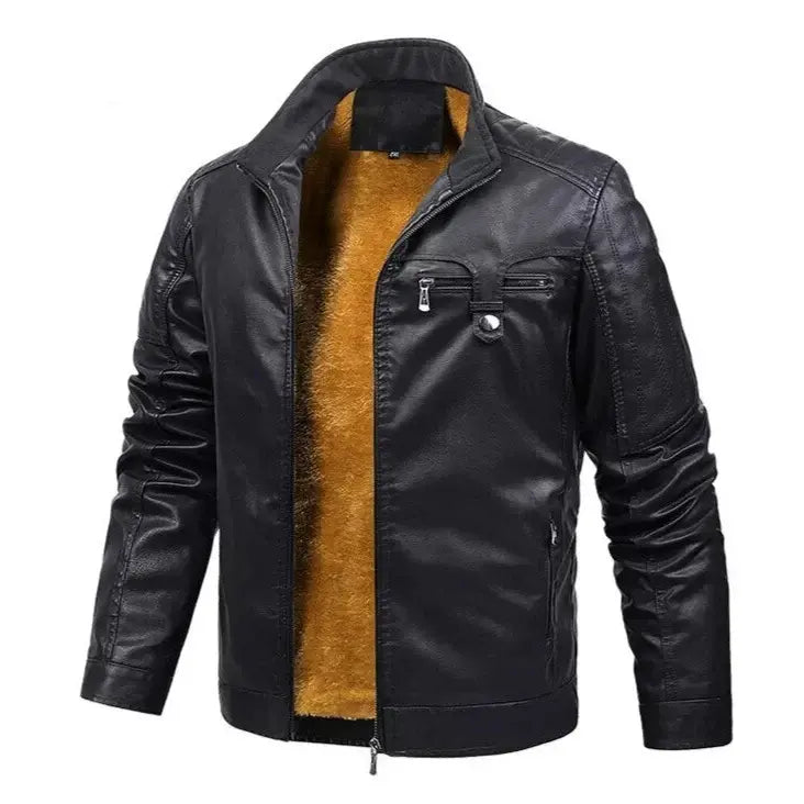 Jaqueta Masculina de Couro Romenzi RZ140