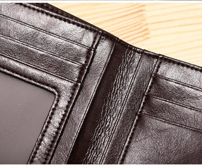 Carteira Masculina de Couro Manbag Romenzi RZ478
