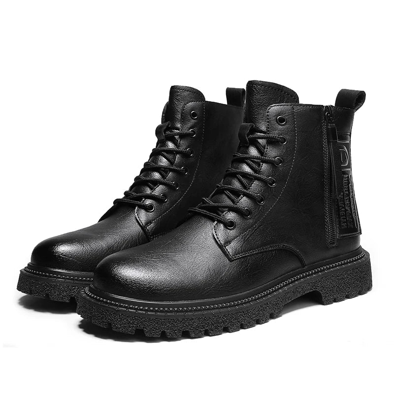 Bota Masculina de Couro Romenzi RZ292