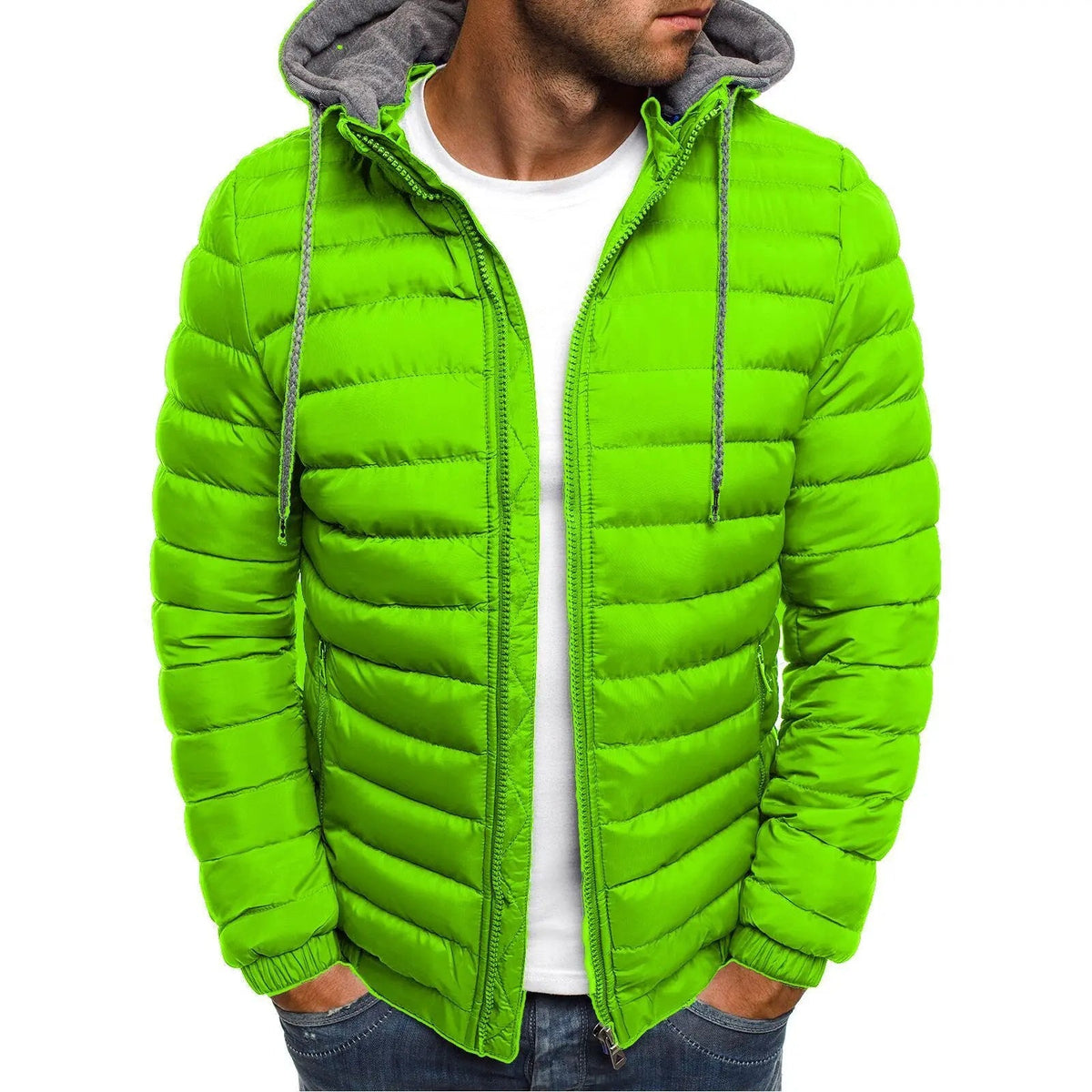 Jaqueta Masculina com Capuz