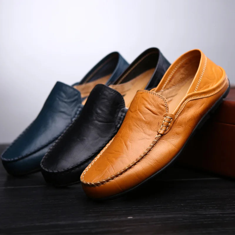 Mocassim Masculino em Couro Romenzi RZ309