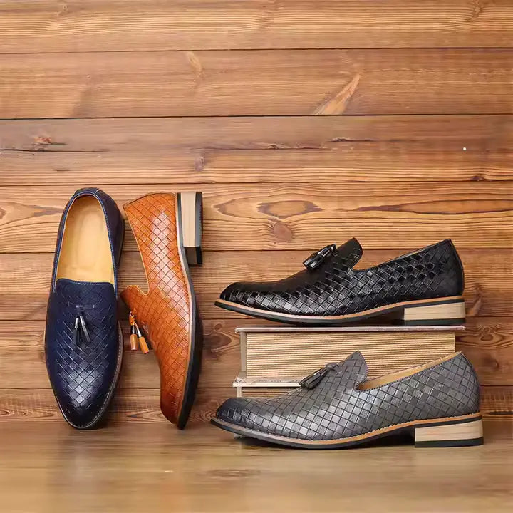 Mocassim Masculino de Couro Oxford
