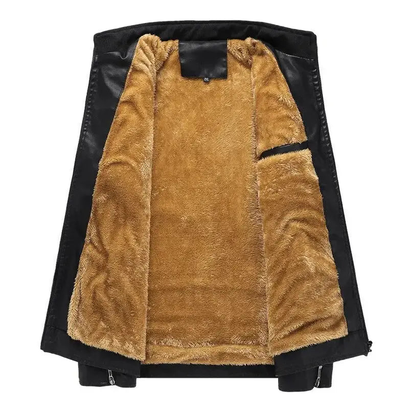 Jaqueta Masculina de Couro Romenzi RZ140