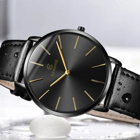 Relógio Masculino Ultra Fino de Luxo - Elegância e Estilo