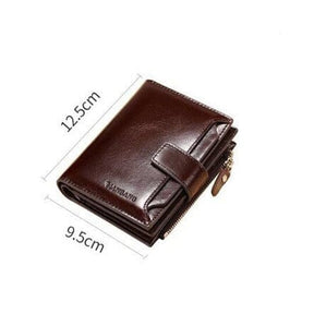 Carteira Masculina de Couro Manbag Romenzi RZ478