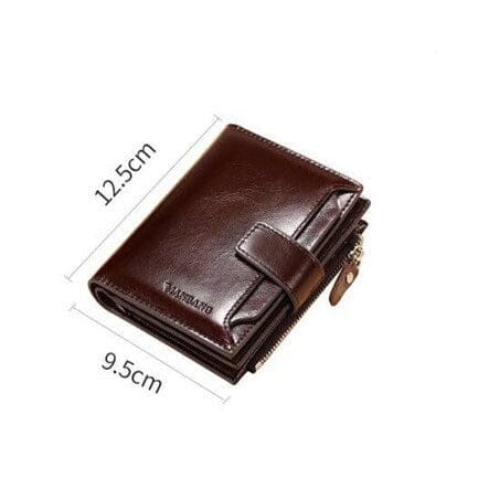 Carteira Masculina de Couro Manbag Romenzi RZ478