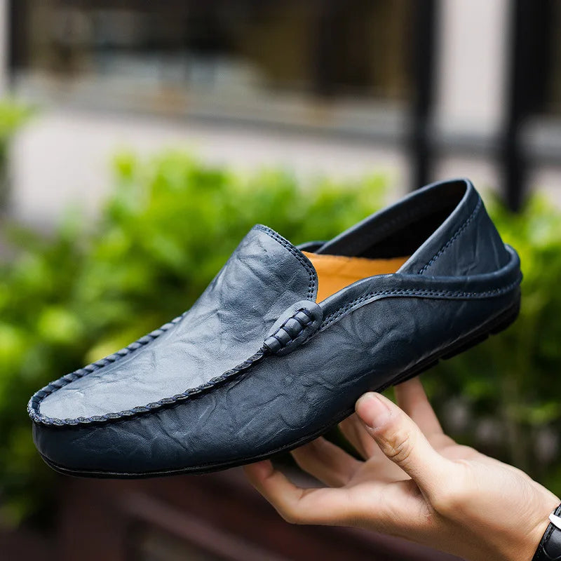 Mocassim Masculino em Couro