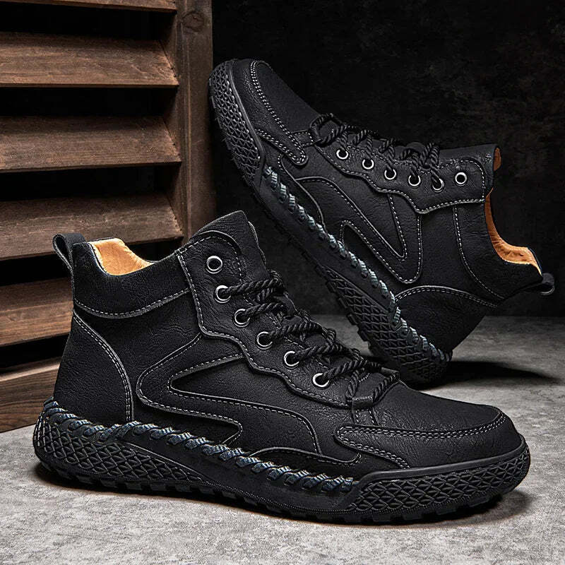 Bota Masculina de Couro