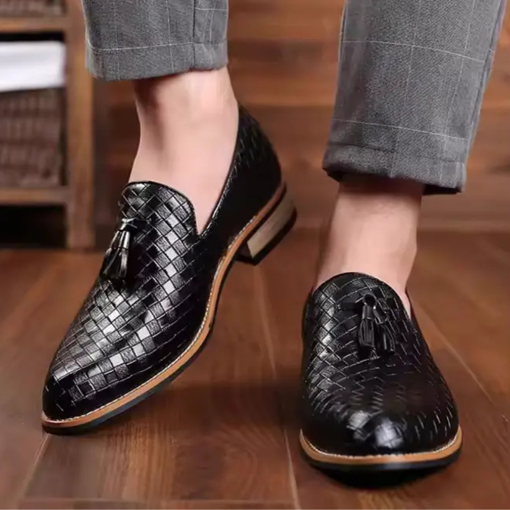 Mocassim Masculino de Couro Oxford
