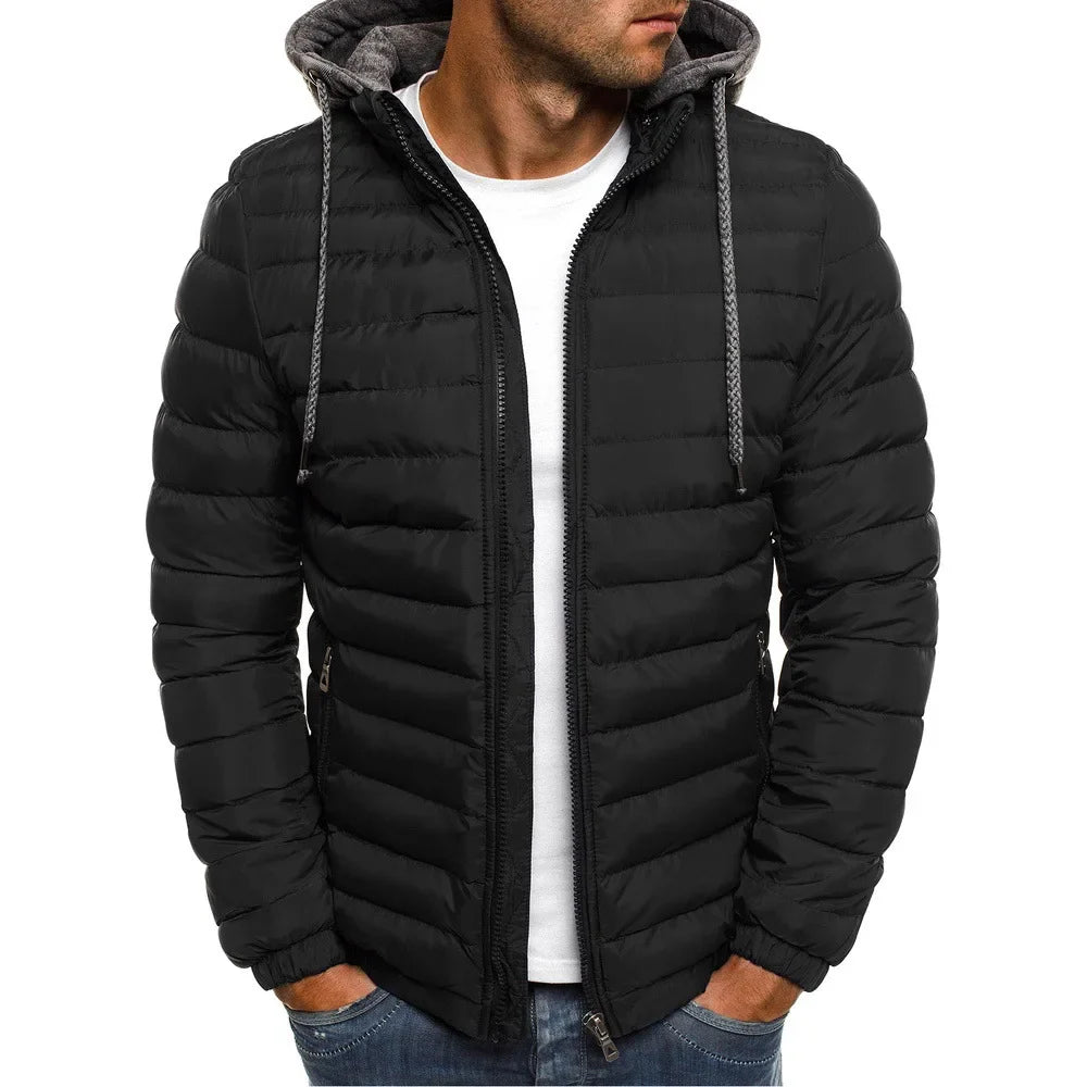 Jaqueta Masculina com Capuz