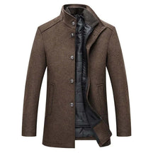 Casaco Trench Coat Masculino de Lã Grife