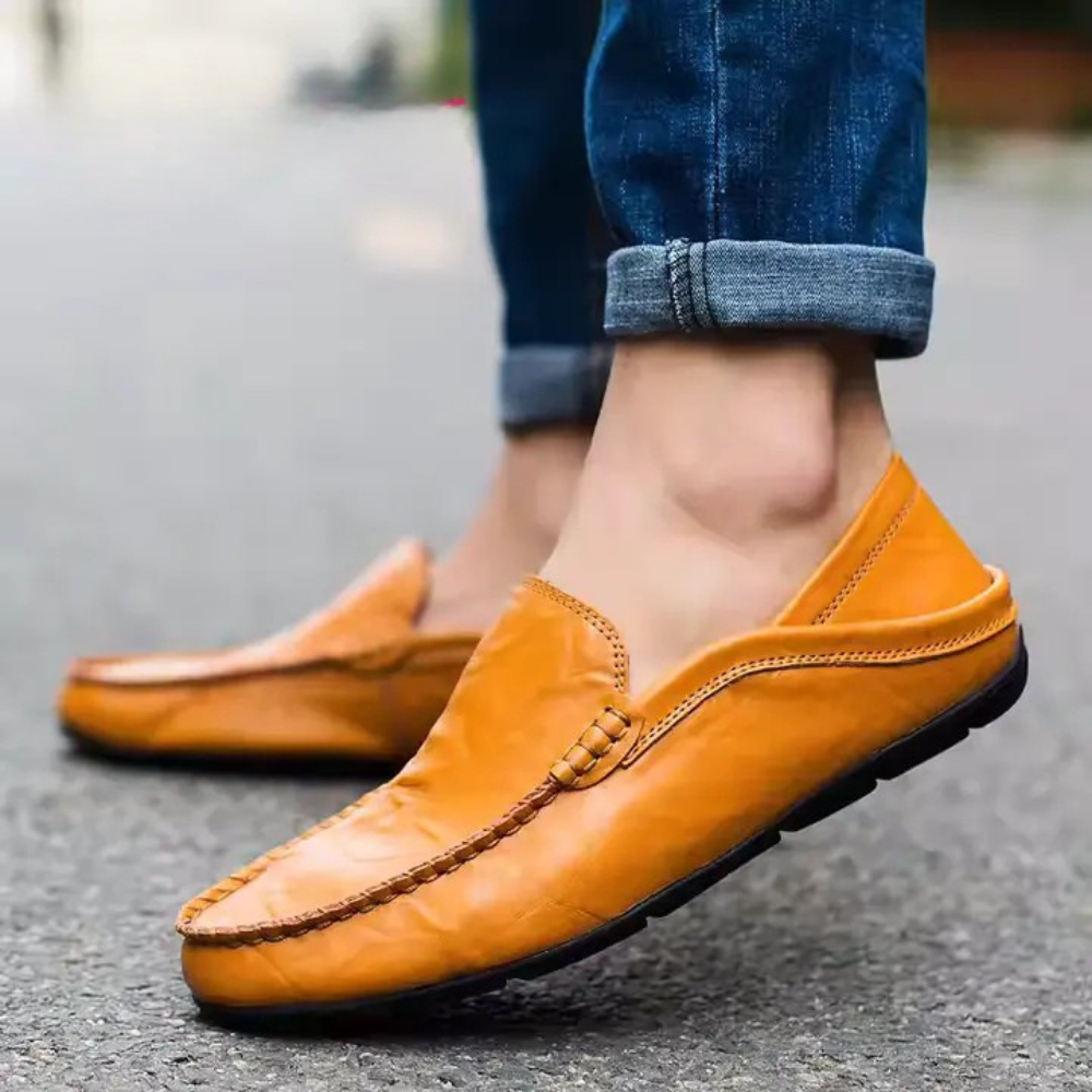 Mocassim Masculino em Couro