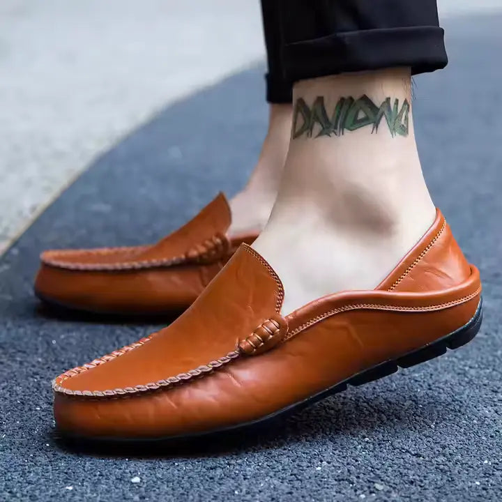 Mocassim Masculino em Couro