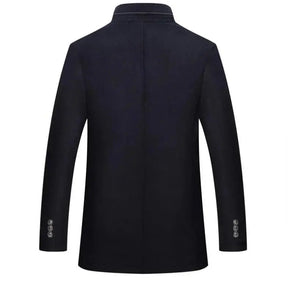 Casaco Trench Coat Masculino de Lã Grife