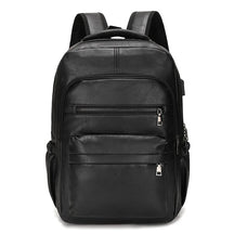 Mochila de Couro Masculina Romenzi RZ072 - Resistente à Água, com USB e Antifurto