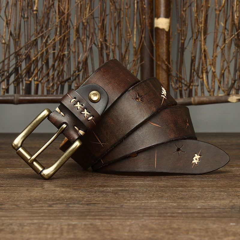 Cinto Masculino de Couro Romenzi RZ467